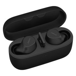 Jabra Evolve2 Buds UC True Wireless Earphones con Microfono In-Ear Bluetooth Eliminazione Rumore Attivata USB-A Tramite Adattatore Bluetooth Isolamento dal Rumore Nero