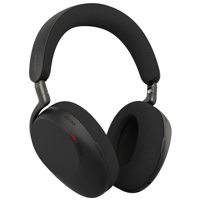 Jabra Evolve3 85 cuffie wireless over-ear 38599-999-989 Bluetooth 5.3 ANC adattivo 6 microfoni certificato Microsoft Teams nero