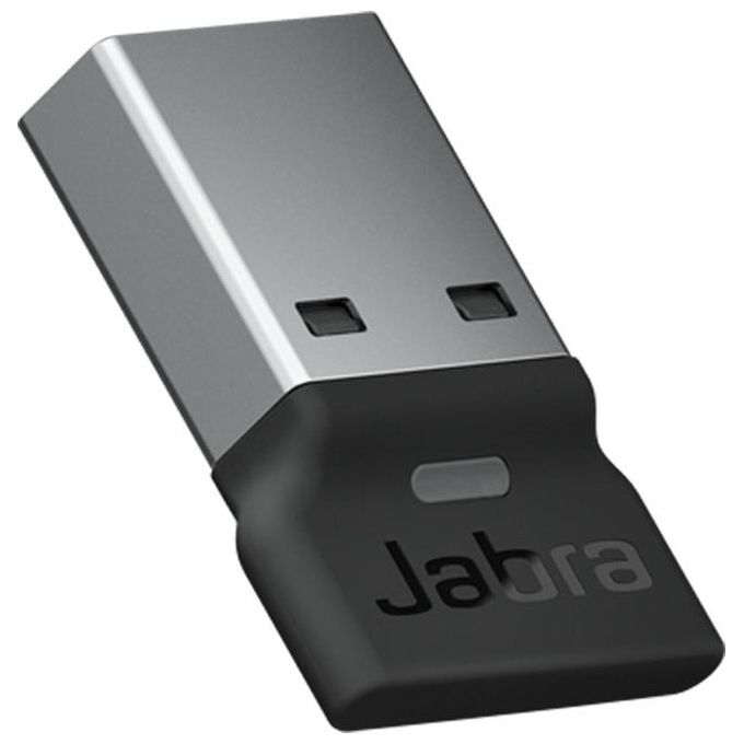 Jabra Link 380a UC Adattatore Bluetooth con Porta di Tipo Usb-A Dongle Bluetoooth senza Fili per Cuffie Evolve2 85 e 65
