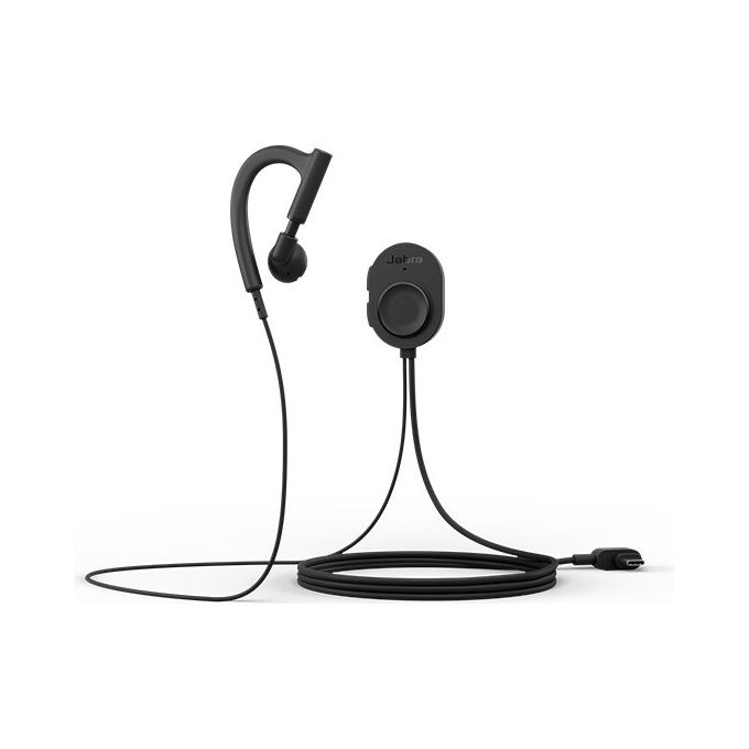 Jabra 5121-119 Perform 10 Auricolare Cablato Mono USB-C PTT IP67 PeakStop 1,16 m colore Nero