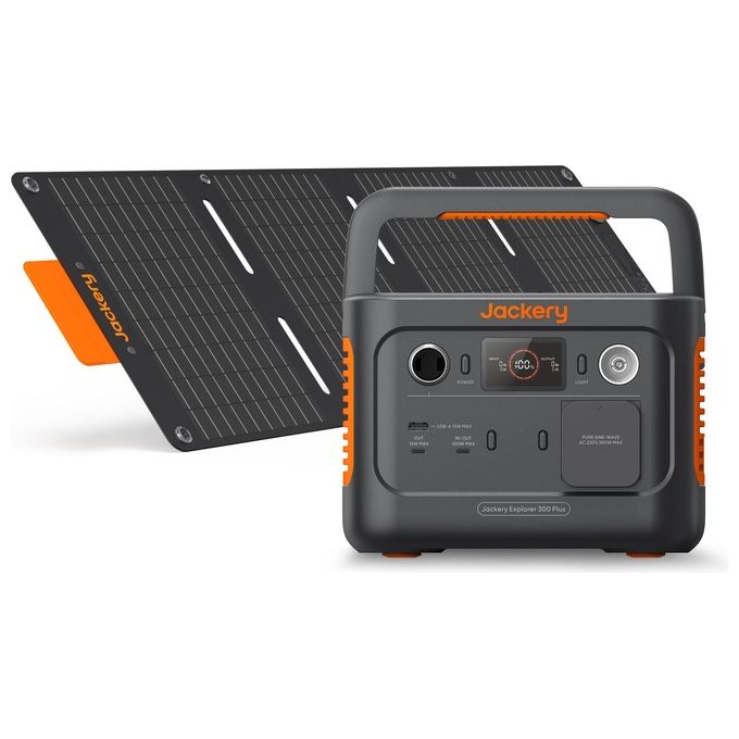 Jackery Power Station Solar Generator 300 Plus 40W Mini