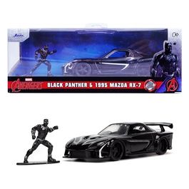 Jada Avengers Black Panther e 1995 Mazda RX-7 Scala 1:32