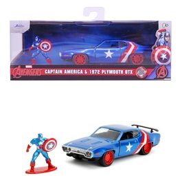 Jada Captain America 1971 Plymouth Gtx Scala 1:32