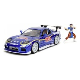 Jada Street Fighter Chun-Li 1:24 Mazda RX7