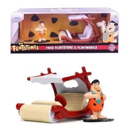 Jada The Flintsones Fred Flintstone con Family Car Scala 1:32