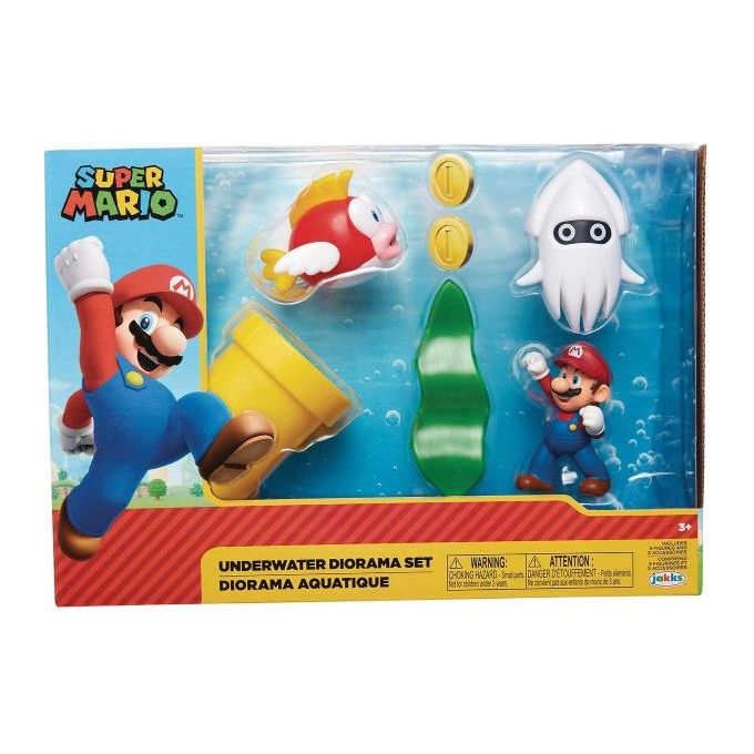 Jakks Nintendo Super Mario 2.5 Set Diorama Submarino