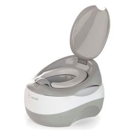 Jane' Vasino 3 in 1 Potty Educativo 18m Grigio e Bianco