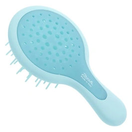 Mini SuperBrush 10SP220 TSE - Spazzola per capelli multifunzione, tecnologia vented per asciugatura rapida e massaggio del cuoio capelluto, ideale su capelli bagnati o secchi, compatta, colore turchese