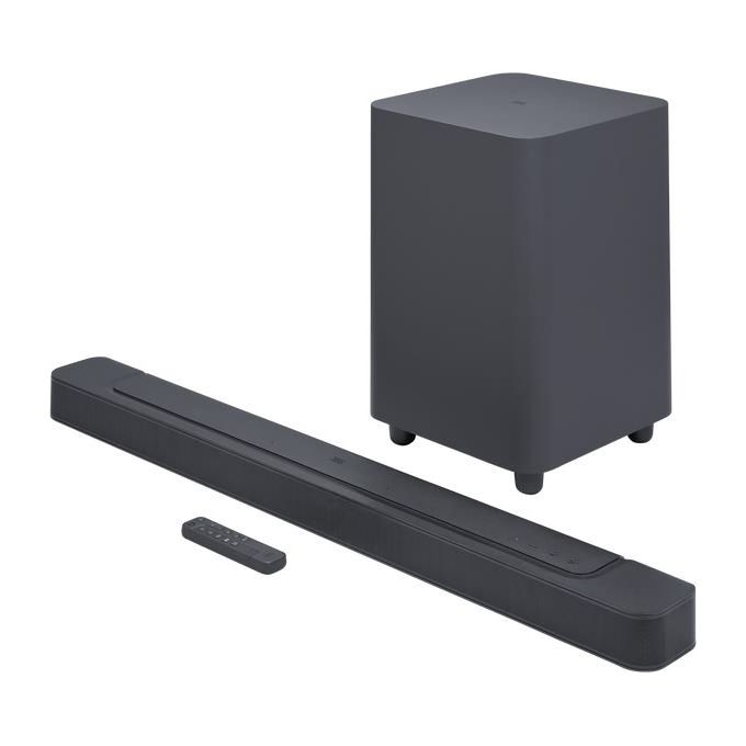 JBL Bar 500 Soundbar a 5.1 Canali per TV e Subwoofer Wireless con Telecomando Nero