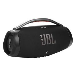 JBL Boombox 3 Wi-Fi Speaker Wireless Cassa Altoparlante Portatile con Bassi Profondi Bluetooth e Wi-Fi Integrato Impermeabile IP67 App JBL One 3D Dolby Atmos fino a 24 Ore di Autonomia Nero