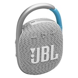 Jbl CLIP 4 Speaker/Cassa Bluetooth Portatile Wireless Resistente ad Acqua e Polvere IPX67- Colore Bianco