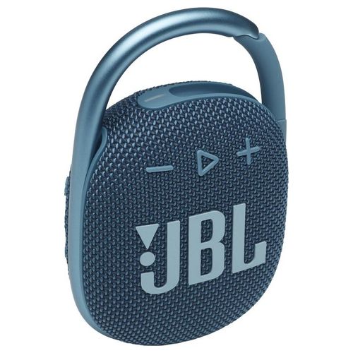 Jbl CLIP 4 Speaker/Cassa Bluetooth Portatile Wireless Resistente ad Acqua e Polvere IPX67- Colore Blu