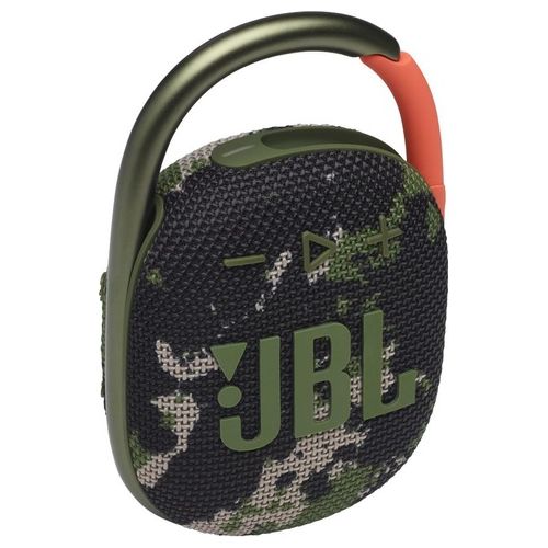Jbl CLIP 4 Speaker/Cassa Bluetooth Portatile Wireless Resistente ad Acqua e Polvere IPX67- Colore Mimetico