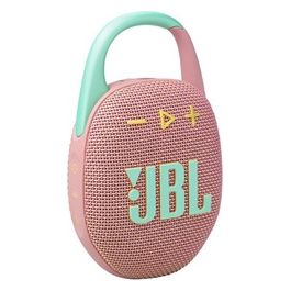 Clip 5 Speaker Bluetooth Portatile Altoparlante Wireless Compatto Moschettone Integrato Waterproof e Resistente alla Polvere IP67 fino a 12 h di Autonomia App Portable  Rosa