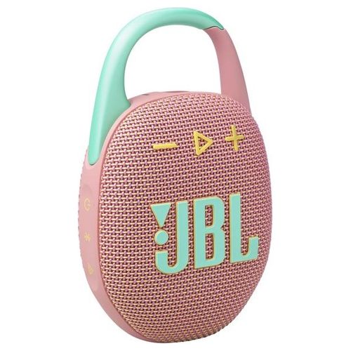 JBLCLIP5PINK Clip 5 Cassa Bluetooth Portatile 7W IP67 Moschettone Integrato 12h Autonomia colore Rosa