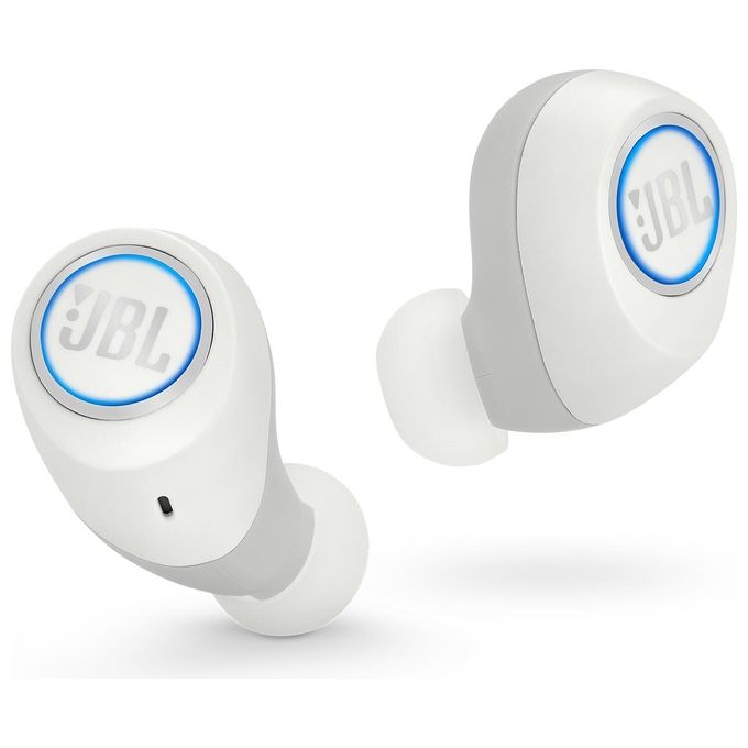 [ComeNuovo] JBL Free X Auricolari Bluetooth senza Fili con Microfono Resistenti al sudore (IPX5) Vivavoce integrato Bianco