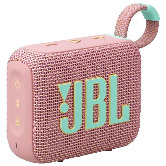 Image of JBL GO 4 Speaker Bluetooth Portatile Altoparlante Wireless con Design Compatto Waterproof e Resistenza alla Polvere IP67 fino a 7 h di Autonomia USB Compatibile con App JBL Portable Rosa