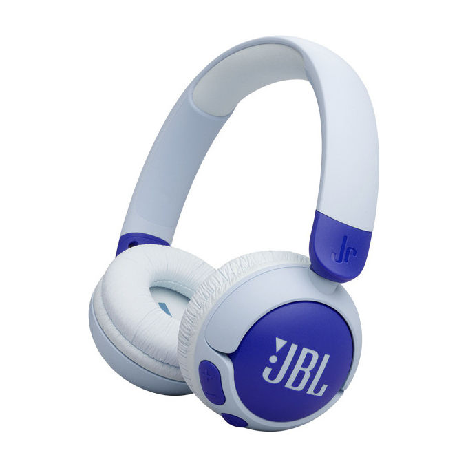 JBL Junior 320BT Auricolare Wireless Blu per Bambini - Bluetooth 5.3, 50h Batteria