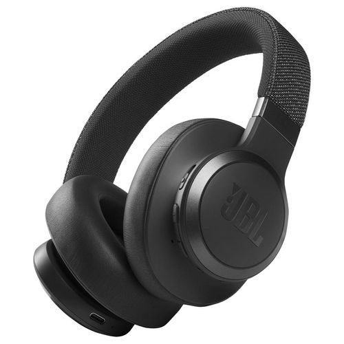 Jbl LIVE 660NC Cuffie Over-Ear Wireless Bluetooth con Cancellazione Adattiva del Rumore per Musica Chiamate e Sport Fino a 50h di Autonomia Colore Nero
