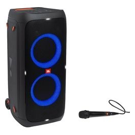 Jbl Partybox 310MC Speaker Portatile per Feste con Effetti di Luci e Microfono Cablato Nero