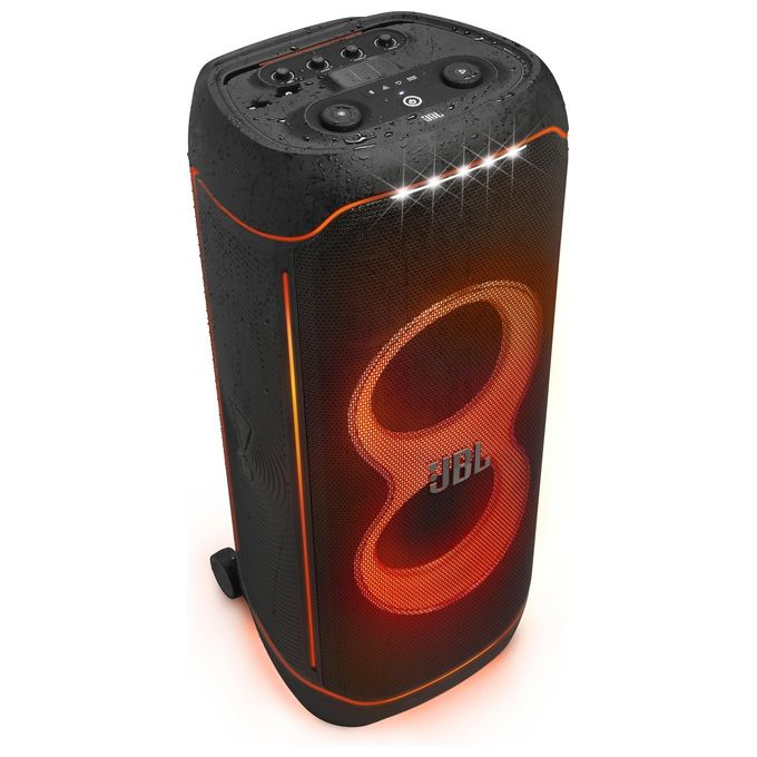 JBL PartyBox Ultimate Speaker Portatile Wireless per Feste Cassa Altoparlante con Luci Integrate e Bassi Profondi Impermeabile IPX4 per Uso Esterno App PartyBox e PartyPad Nero