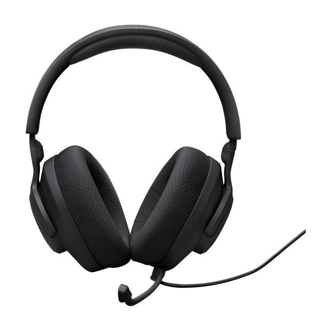 JBL Quantum 100M2 Cuffie Gaming Over Ear con Filo JBL QuantumSOUND Signature e Jack per Cuffie da 3.5mm Compatibilita' Multi-Platform Microfono Rimovibile Opzione Mute Nero