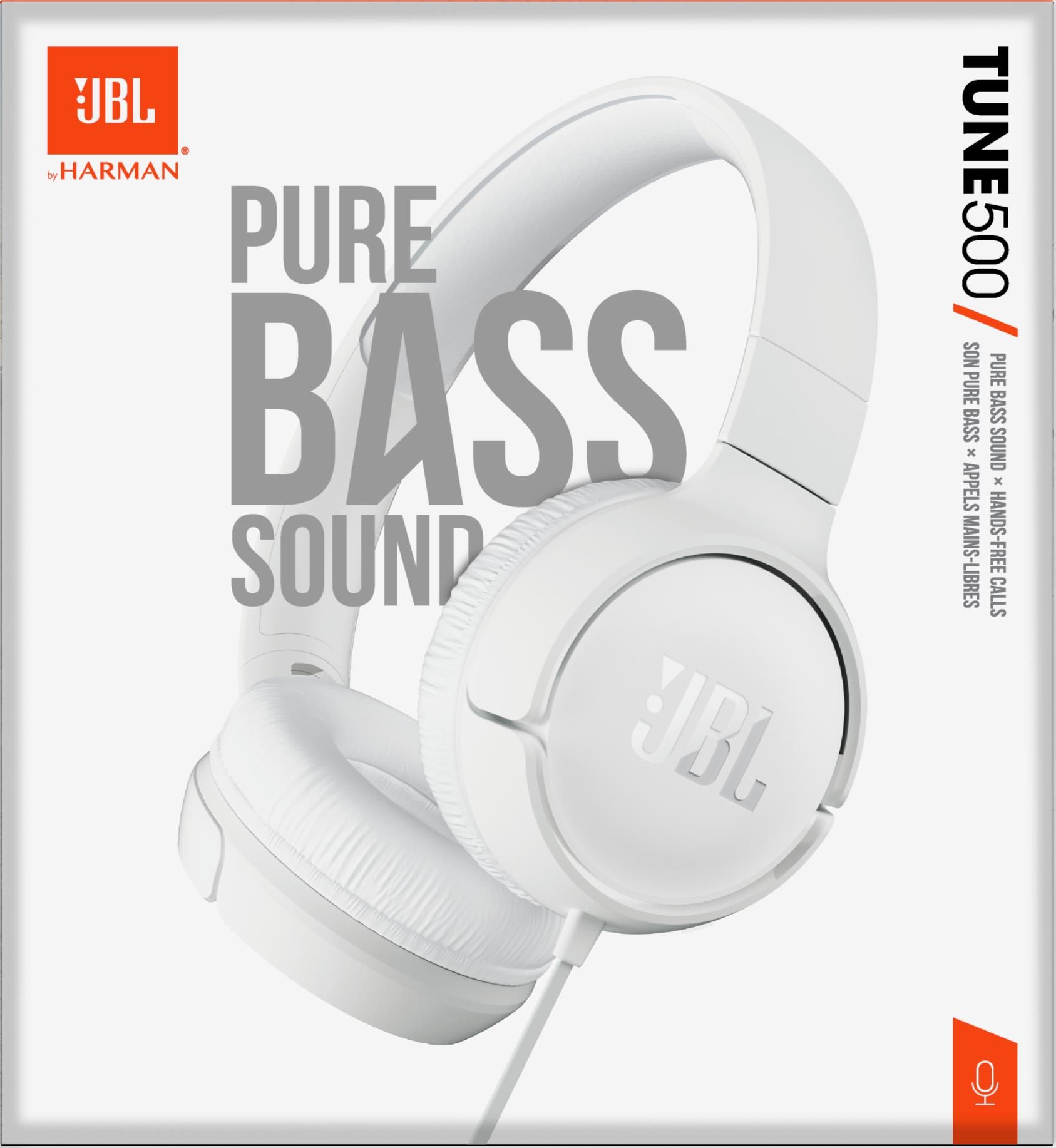 Jbl Tune 500 Cuffia a Padiglione Stereofonico con Microfono | Yeppon