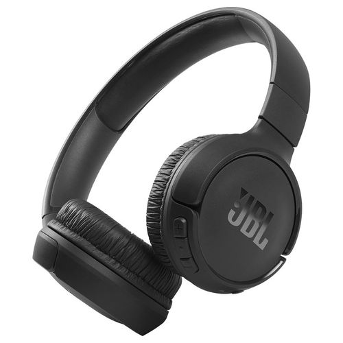 JBL Tune 510BT Cuffie On-Ear Wireless Bluetooth 5.0 Pieghevole Microfono Integrato Assistente Vocale Ricarica Veloce Nero