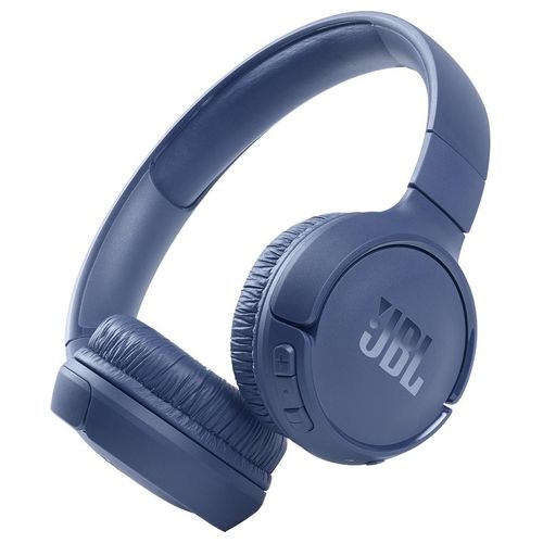JBL Tune 510BT Cuffie On-Ear Wireless Bluetooth 5.0 Pieghevole Microfono Integrato Assistente Vocale Ricarica Veloce Blu