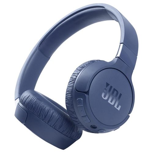 JBL Tune 660BTNC Cuffie On-Ear Bluetooth Wireless Cancellazione Attiva del Rumore Microfono Integrato Blu