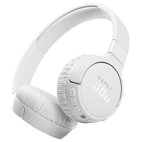 JBL Tune 660BTNC Cuffie On-Ear Bluetooth Wireless Cancellazione Attiva del Rumore Microfono integrato Bianco