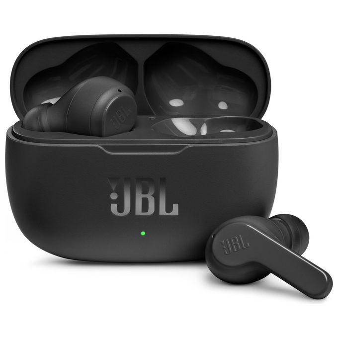 JBL Wave 200TWS Cuffie In-Ear True Wireless Auricolari Bluetooth Senza Fili con Microfono Integrato Protezione IPX2 Custodia Ricarica Nero