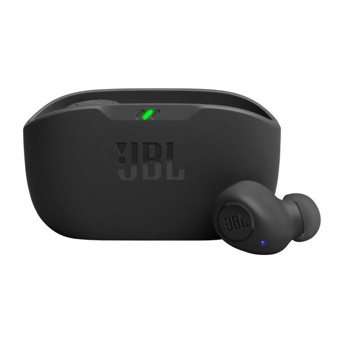 JBL Wave Buds In Ear Wireless Bluetooth Waterproof e Antipolvere Nero