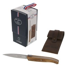 Jean Dubost Coltello Tascabile Custodia Pelle