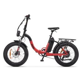 Jeep E-bikes Phoenix Nero/Rosso Alluminio Taglia Unica 50.8cm 20" 25Kg