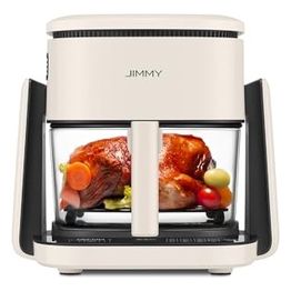 JIMMY AF3 Friggitrice ad aria multifunzione 2 in 1 con funzione piastra 4 Litri 1100W 8 programmi di cottura