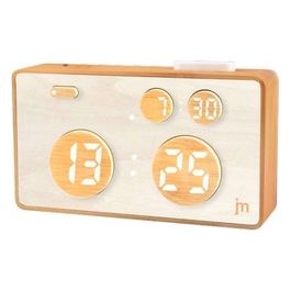 Sveglia JD 9532 con Funzione Radio e Design Compatto Ideale per Ogni Stanza