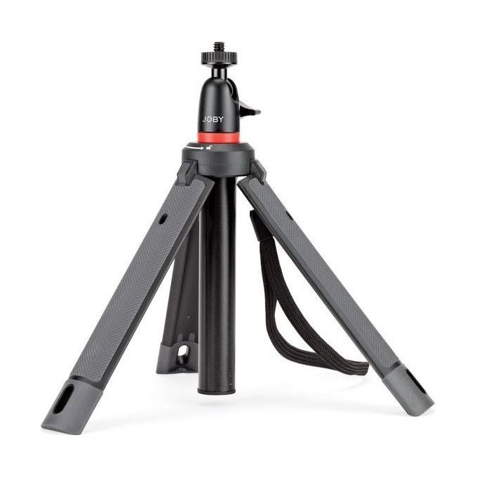 Joby TelePod 325 Treppiede per Smartphone/Fotocamera di Azione 3 Gambe Nero/Rosso
