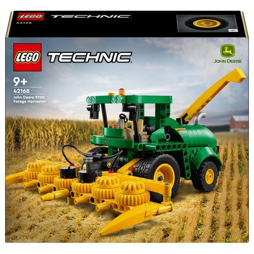 LEGO Technic 42168 John Deere 9700 Forage Harvester, Trattore Giocattolo per Bambini 9+ Anni, Veicolo Mietitrebbia Funzionante
