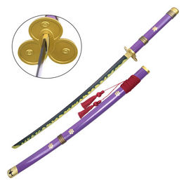 Jolly Softair, Katana Ornamentale con LED, Ispirata a Katana Enma di Zoro, One Piece