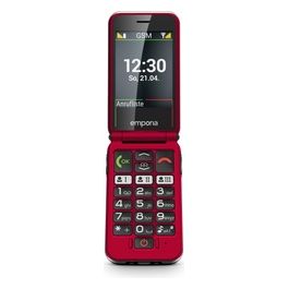 JOY-LTE Senior Phone 4G Display 1.1"/2.8" SOS Rosso