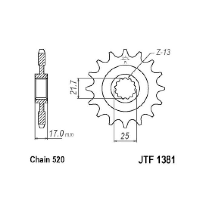 Jt JTF1381.16RB Pignone 1381