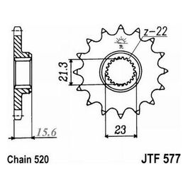 Jt JTF577.15RB Pignone 577 Z15Rb ammortizzato 