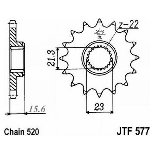 Jt JTF577.15RB Pignone 577 Z15Rb ammortizzato 