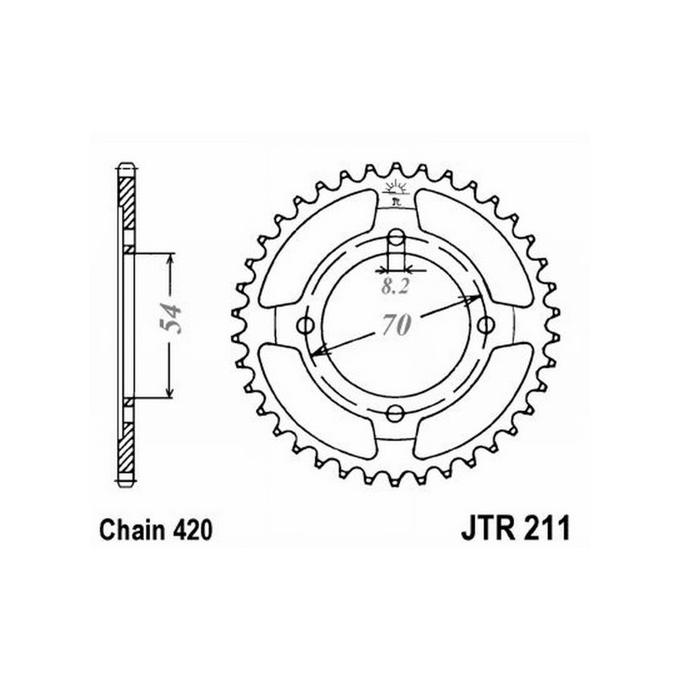 Jt JTR211.36ZBK Corona 211