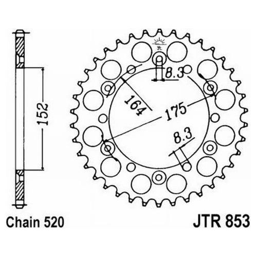 Jt JTR853.40ZBK Corona 853 Z40Zbk 