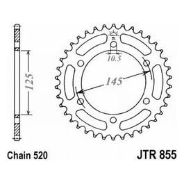 JTR855.48ZBK Corona 855 Z48Zbk Yamaha XT 660 X