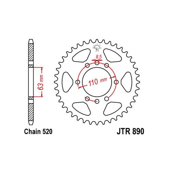 Jt JTR890.42ZBK Corona 890