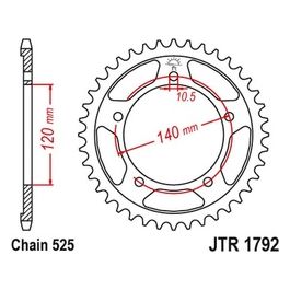 Jt Sprokets Corona 1792 Z40