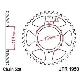 Jt Sprokets Corona 1950 Z48